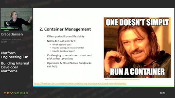 Devnexus 2025 - #PlatformEngineering 101  Building #InternalDeveloperPlatforms - Grace Jansen