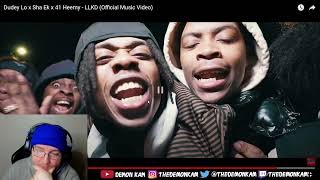 Demon Kam Reacts to Dudey Lo x Sha Ek x 41 Heemy - LLKD (Official Music Video)