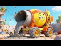 Canción de Construcción de Camiones Grandes 🚧🚚 | Canción Infantil, Nursery Rhyme y Baby Song