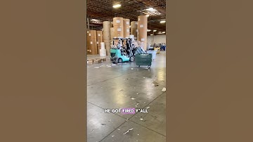 Employee Loses It After Getting Fired. Destroys Warehouse! #work