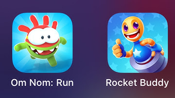 Om Nom Run VS Rocket Buddy