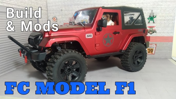 F1 F2 1/14 2.4G 4WD RC Car for Jeep Off-Road Vehicles with LED Light C