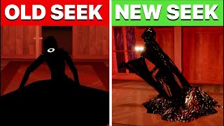 OLD SEEK CUTSCENE VS NEW!!! | New doors update | Doors 2 | Seek cutscene + gameplay