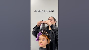 4 methods to perm hair! #perming #perms #curls #piggybackperm #bricklayperm #spiralperm #cosmetology