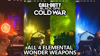 Call of Duty Cold War - How to Unlock all 4 Elemental Wonder Weapons in Zombies Guide