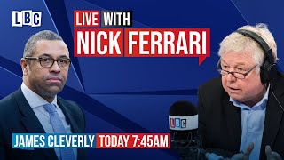 Nick Ferrari questions Education Secretary James Cleverly | Watch LIVE