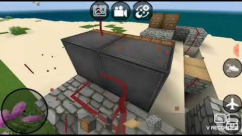 Mini Block Craft 3d - 4x4 Piston Door Tutorial