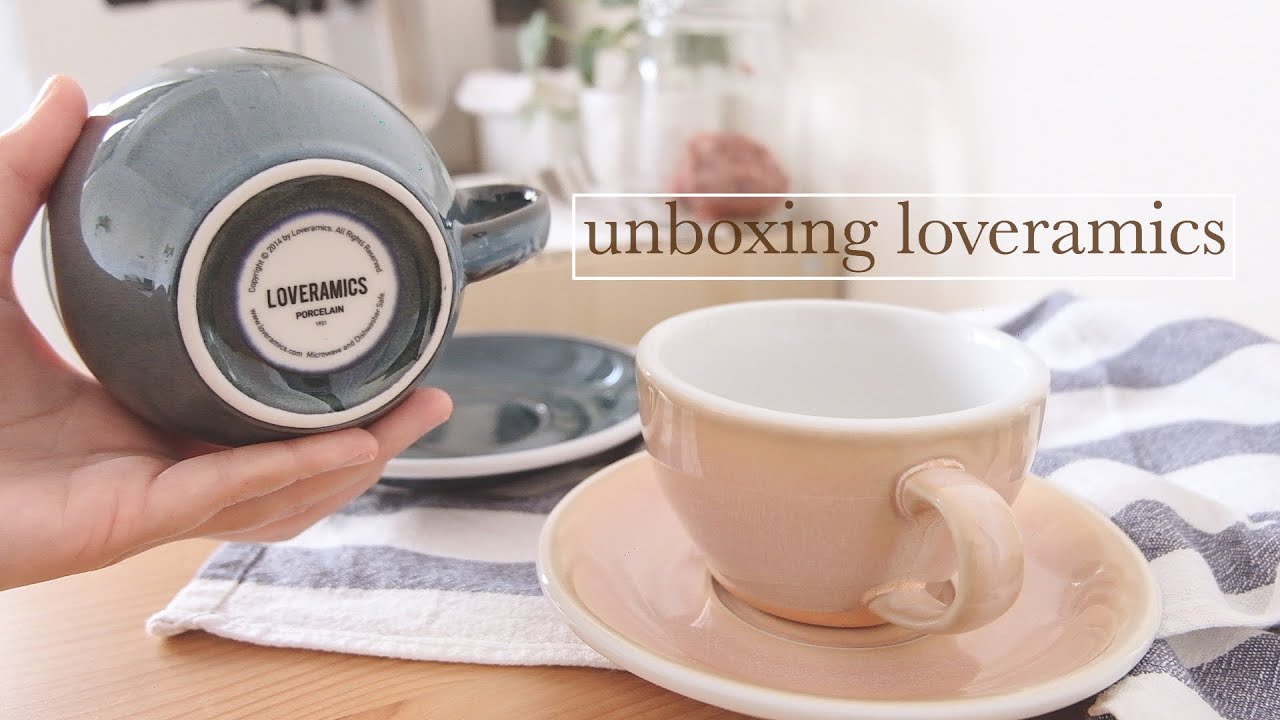 Unboxing Loveramics Egg 250ml Cappuccino Cup Saucer Potters Colours Youtube
