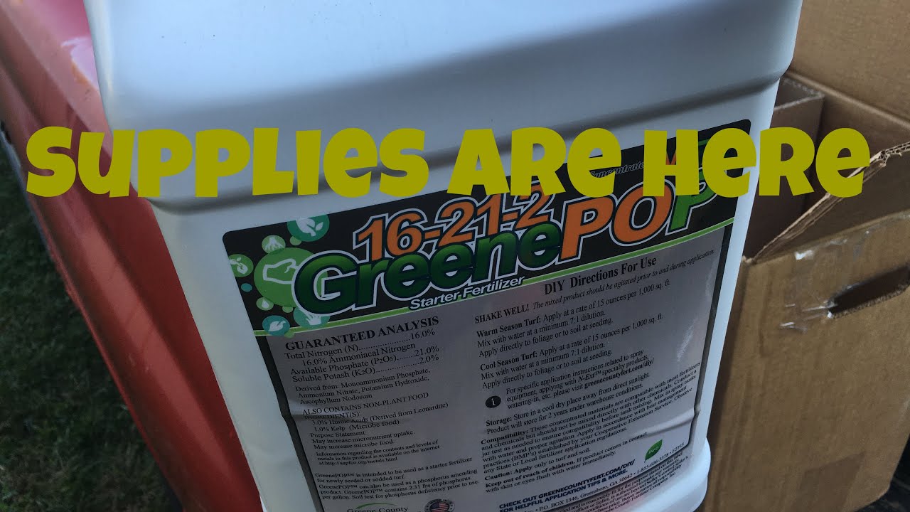 [GCI Turf Academy][Green County Fertilizer] what did we get