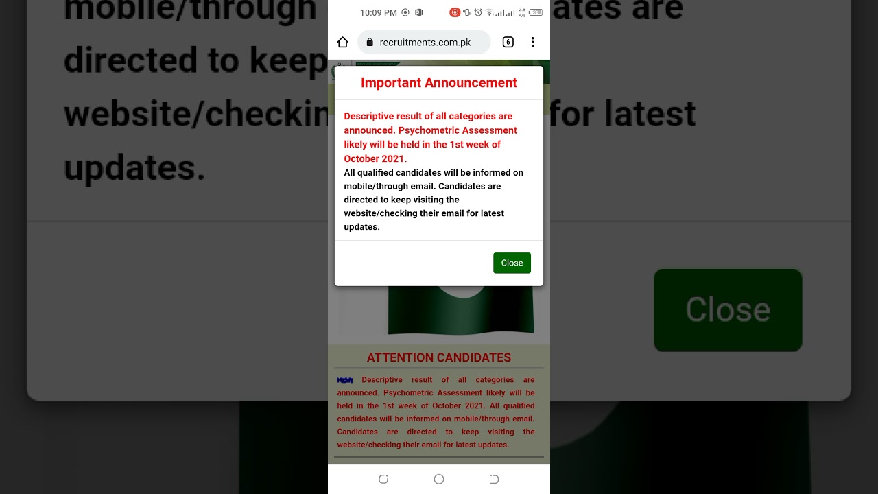 MOD Announced Descriptive Test Results | Sub Inspector, SSI, ASI, UDC, LDC | MOD Jobs 2021|
