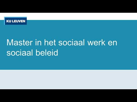 Video: Wat Is Sociaal Beleid?