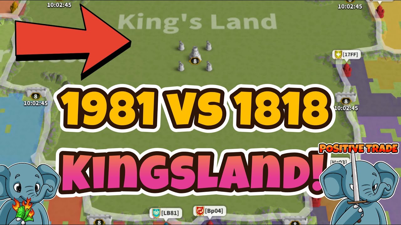 1981 vs 1818 Kingsland Opening - LET'S GET AFTER IT [Rise of Kingdoms]