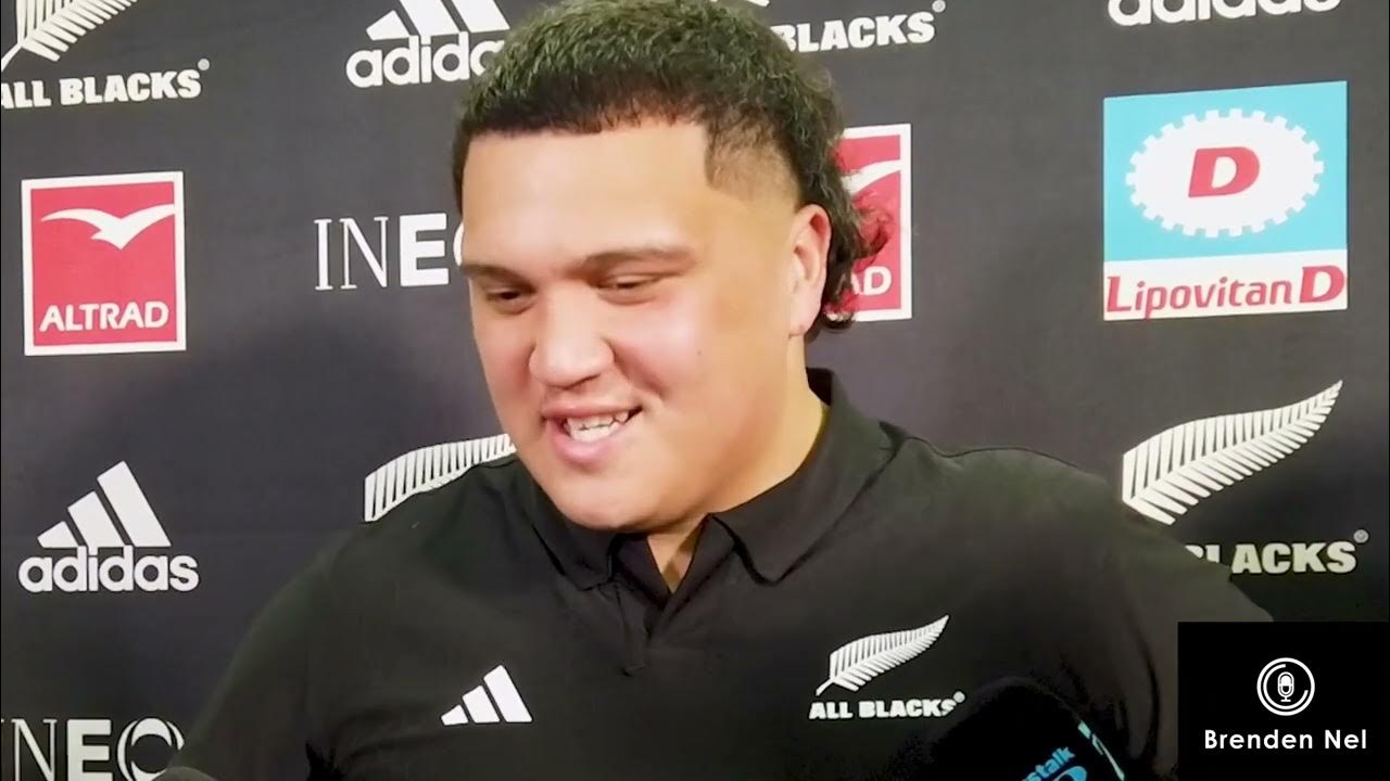 ALL BLACKS Tamaiti Williams after his debut in the win over the Springboks 15 July 2023 YouTube