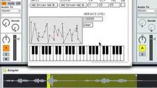 MIDI control data env + LIVE