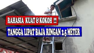 2,5 METER dan 5 METER BISA !!! Cara Membuat Tangga Lipat Baja Ringan Yang Kuat dan Kokoh