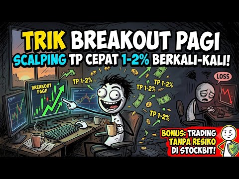 Trik Baca Momentum Breakout Pagi Hari, Scalping TP Cepat 1-2% Berkali-kali