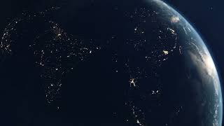 Major Power Outage Across Asia as Seen from Earth Orbit