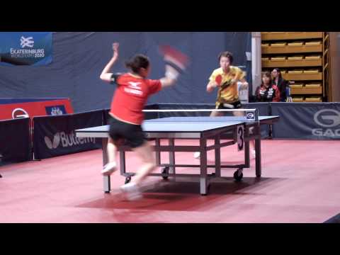 RUSSIAN OPEN 2013. TABLE TENNIS WU YANG vs FUJII YUKO