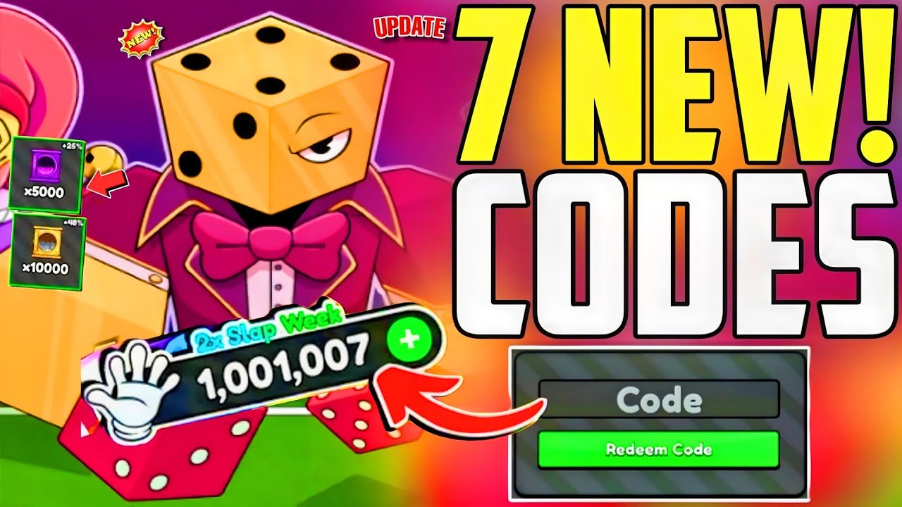 ⚠️UPDATE!💥[CODE]⚠️ SLAP BATTLES ROBLOX CODES 2026! SLAP BATTLES NEW ...