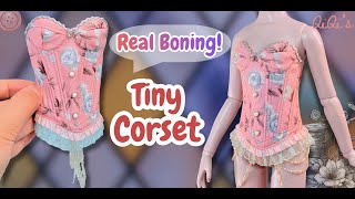 Making A Doll Corset Top With 19 Pieces How To Sew Barbie Clothes Bjd Dress Diy Tutorial