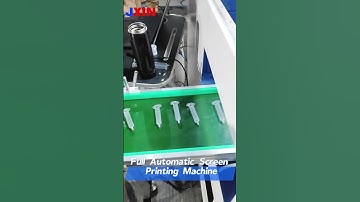 Compact&High accuracy Full automatic screen printing machine for syringe barrel#autoscreenprinter
