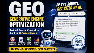 GEO Explained | How to Optimize Content for AI Search & Get Cited by AI