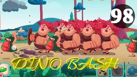 Dino Bash Level 98 Android walk-through Gameplay...!