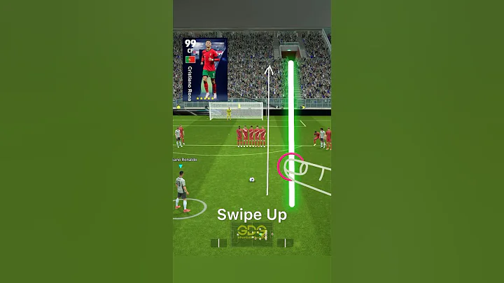 How to shooting skill : Knuckle Shot (Free Kick) 🔥☠️ by Cristiano Ronaldo #efootball #efootball2024