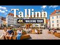Tallinn Estonia 🇪🇪 4K Walking Tour | Viru Gate, Old Town, Toompea & Kohtuotsa Viewpoint