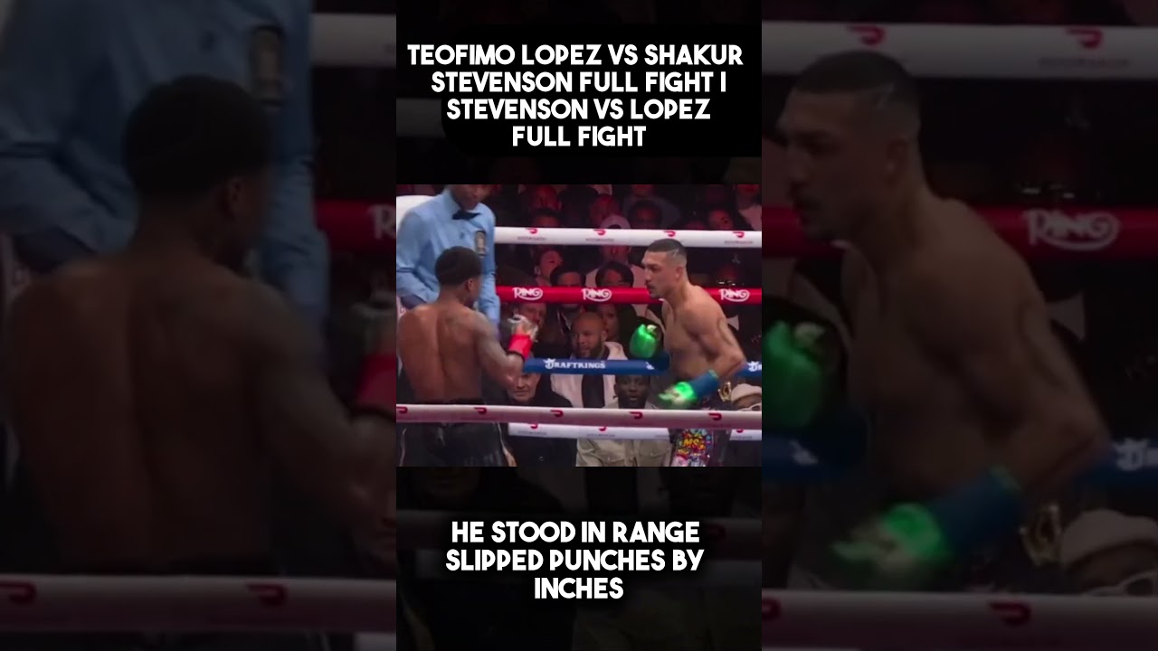 Teofimo Lopez vs Shakur Stevenson Full Fight   4