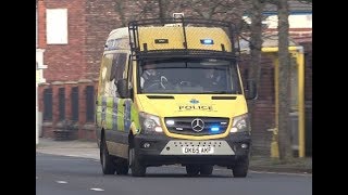 Merseyside Police / 2015 Mercedes Sprinter / Public Order Van / Responding News