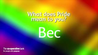 What does Pride mean to you? Adam, Debbie, Dan and Bec.