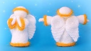 картинка: МК Ангел вязаный крючком | Сrochet Angel amigurumi pattern