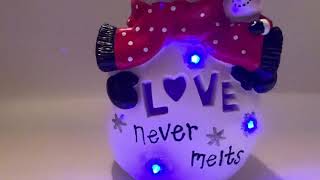 Cracker Barrel Light Up LED Snowman Snow Friends