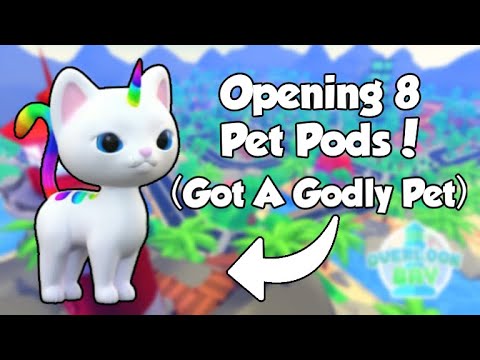 I Got A Godly Kittycorn In Overlook Bay Opening 8 Pet Pods Roblox Youtube - kitty corn roblox