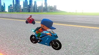 Superhero Tricky Bike Stunt Racing Games - Gameplay Android game screenshot 5