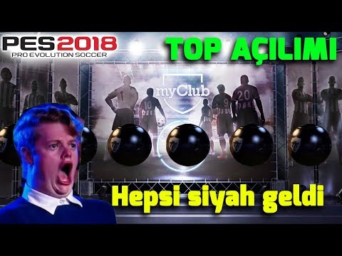 TÜM TOPLAR SİYAH OLDU! | PES 2018 TOP AÇILIMI