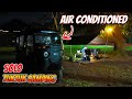 SLEEPING IN AIR CONDITIONED TUKTUK Solo Tuktuk Camping Adventure EcoFlow Wave 3