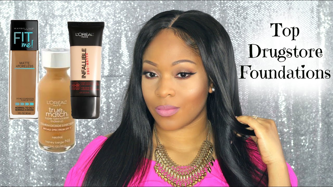My Top 3 Best Drugstore Foundations For Oily Skin YouTube
