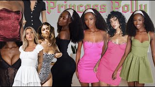 PRINCESS POLLY CLOTHING TRY-ON HAUL  | CUTE SPRING OUTFITS + DISCOUNT CODE! | AKUA @aakubii