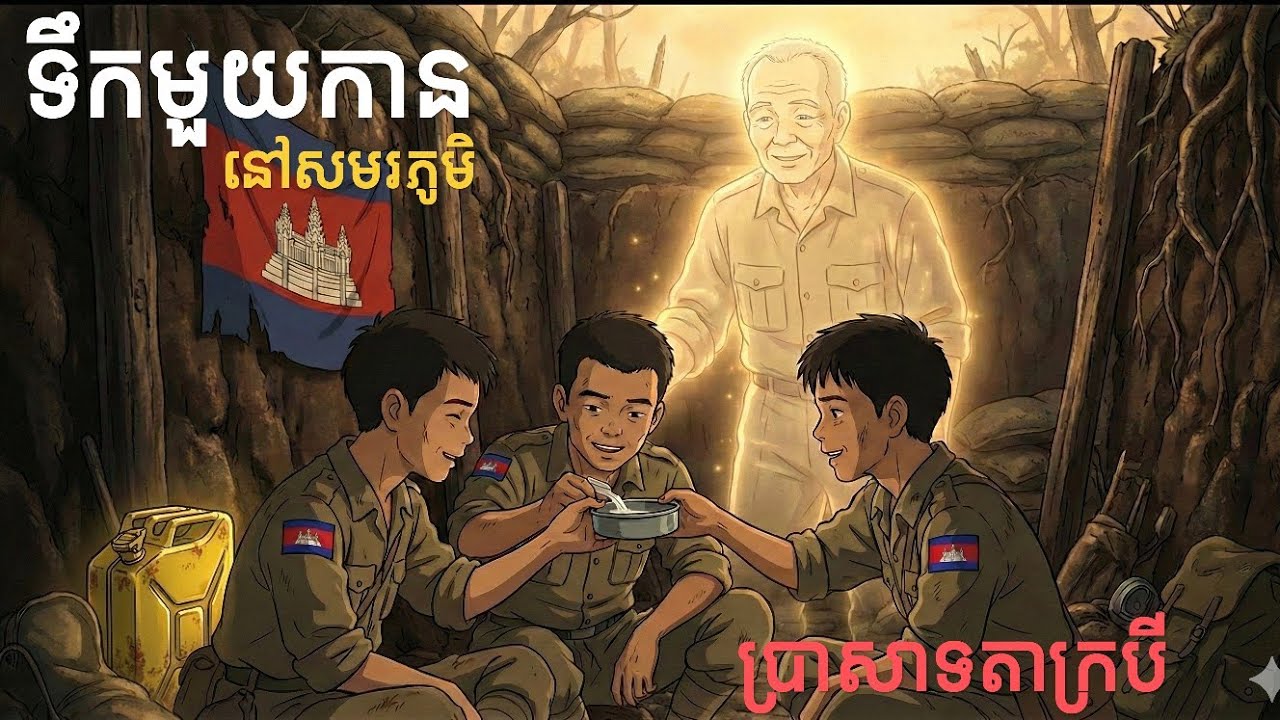 ទឹកមួយកាននៅសមរភូមិ ប្រាសាទតាក្របី! ការលះបង់របស់ ពូ សុខ នៅសមរភូមិព្រំដែន 🇰🇭