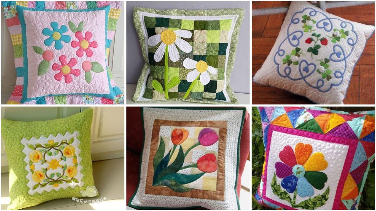 Simple applique cushion cover design by lisaa art🌷