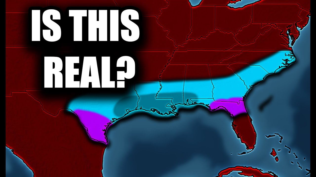 Winter Storm Alert: The Deep South Braces For Impact Tomorrow! - YouTube