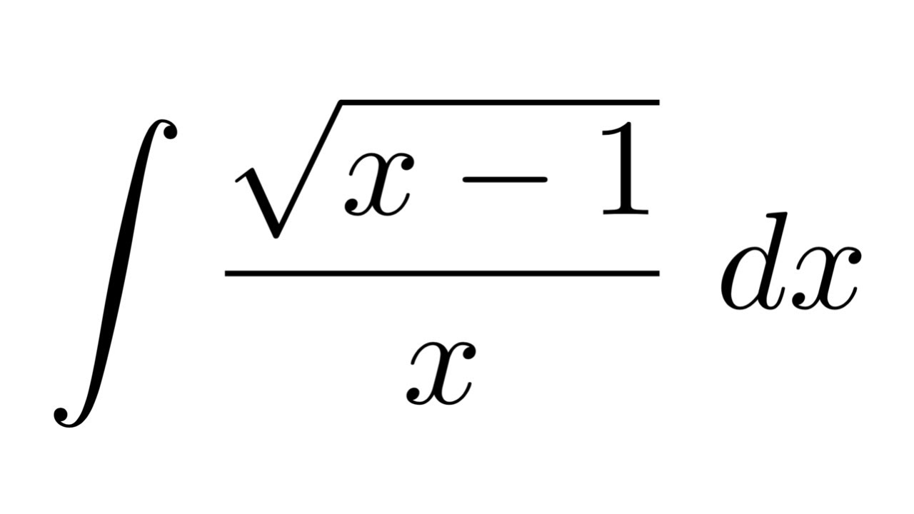 Integral Of Sqrt x 1 x substitution YouTube Integral Of Sqrt x 1 x substitution YouTube