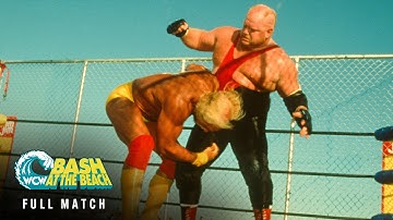 FULL MATCH: Hulk Hogan vs. Vader | WCW Title Steel Cage Match: WCW Bash at the Beach 1995