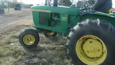 BigIron Online Auction 2-23-2022=GY8197=1961 John Deere 3010 Diesel 2WD Utility Row Crop Tractor