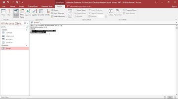 SQL in MS Access - Combining multiple queries with UNION