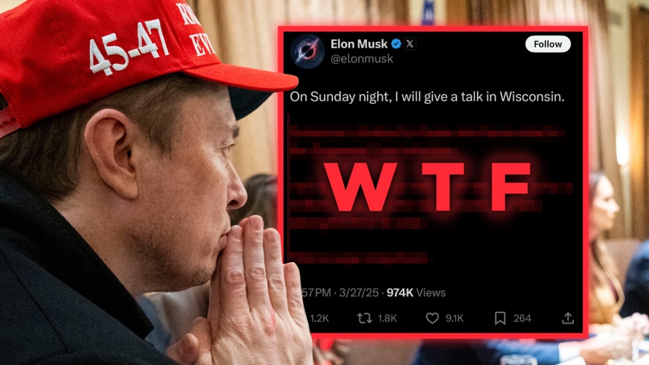 Elon Musk Deletes Post After Announcing Illegal Election Lottery