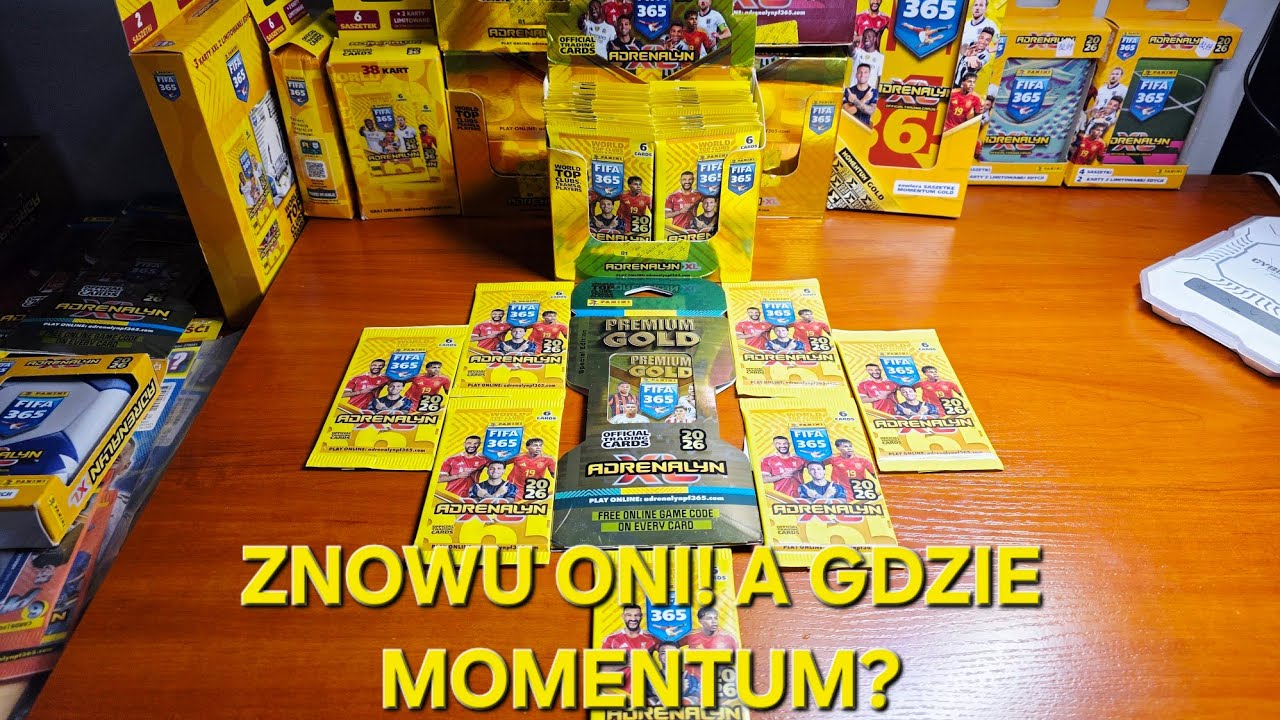 CZUJĘ MOMENTUM?! OTWIERAMY SASZETKI KART PIŁKARSKICH PANINI FIFA 365 2026 ROBIMY POJEDYNEK!