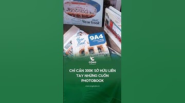 Chỉ cần bỏ ra 300k sở hữu liên tay siêu phẩm photobook #cộngstudio #photobook #chụpảnhkỷyếu